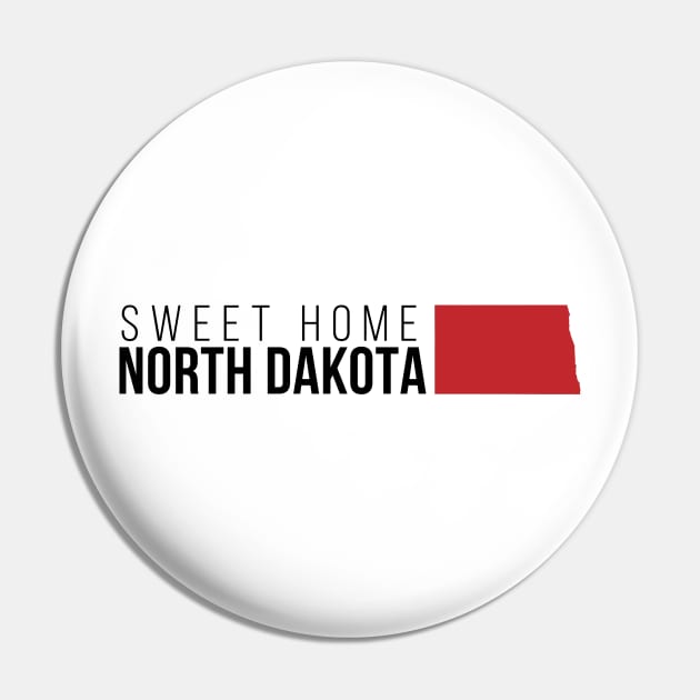 Sweet Home North Dakota Pin by Novel_Designs