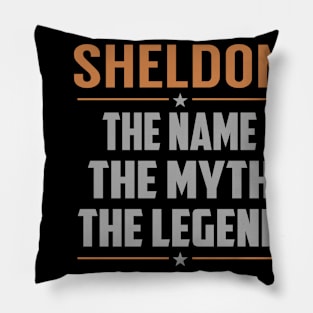 SHELDON The Name The Myth The Legend Pillow