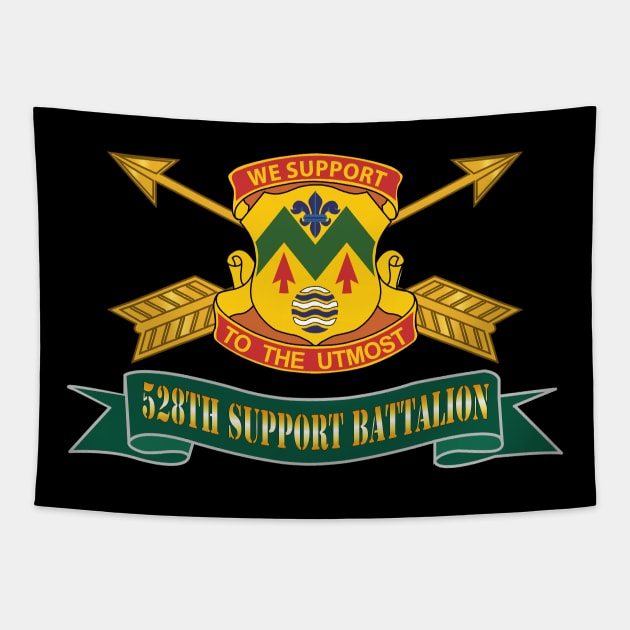 528th Support Battalion w SF Br - Ribbon X 300 Tapestry by twix123844