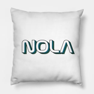 NOLA nasa lettering Pillow