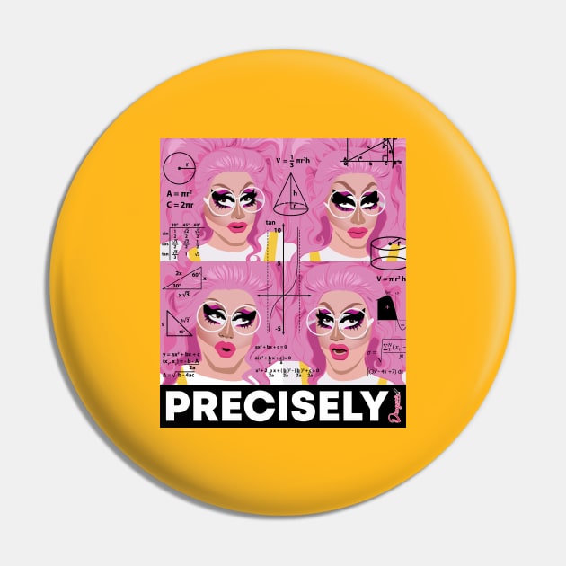 Trixie IQ Kitty from Drag Race Pin by dragover