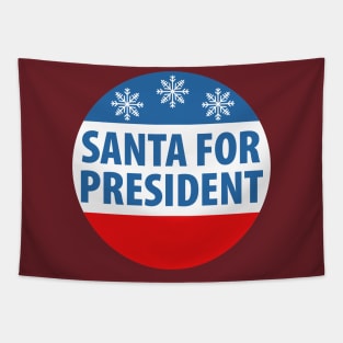 Santa for President Tapestry