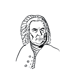 Johann Sebastian Bach - sketch T-Shirt