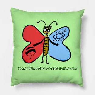 Weary Butterfly 01 Pillow