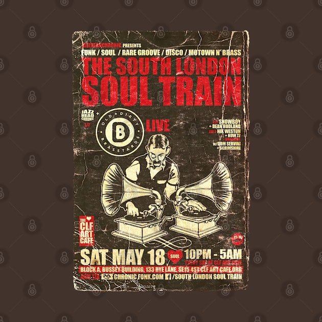 POSTER TOUR - SOUL TRAIN THE SOUTH LONDON 97 by Promags99