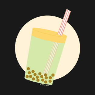 Boba Cup with Moon T-Shirt