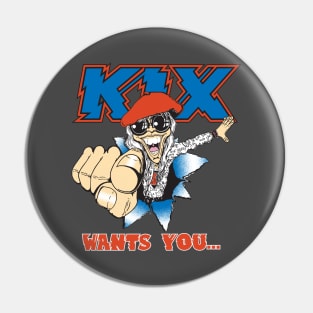 Kix Wants You - Dark Pin
