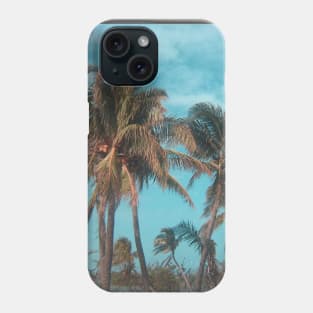 Exotic Palm Trees. Caribbean Phone Case