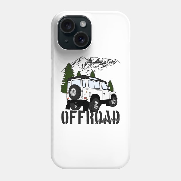 Off Road Phone Case by Ntdesignart