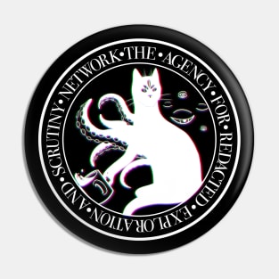 The ARES Network Seal (White Alt.) Pin