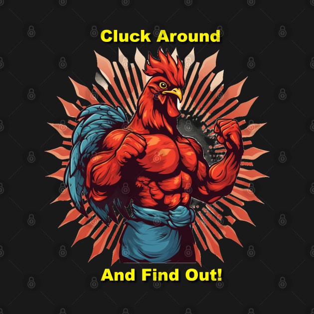 Cluck Around - Design 1 by Joe Neckbone's Hangout