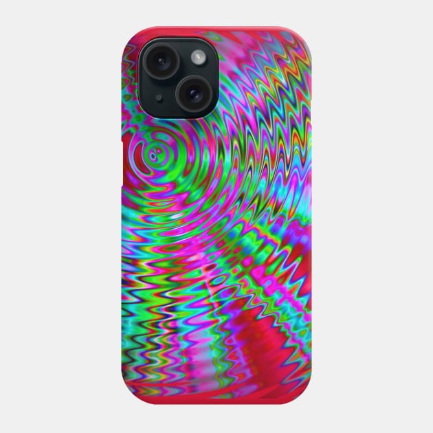 Red Foil Radiance Phone Case by Jan4insight TeeStore