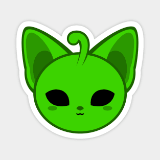 Cute Alien Sphynx Cat Magnet