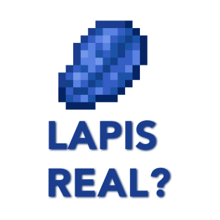 Lapis Real? blue T-Shirt
