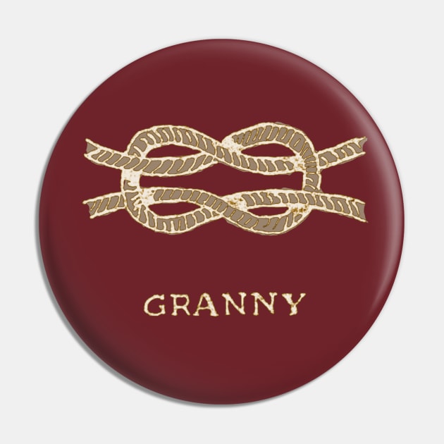 Not A Granny Knot Pin by Eugene and Jonnie Tee's