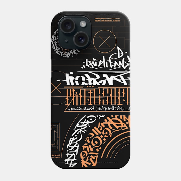 cybermaze // calligraphy Phone Case by DenielHast