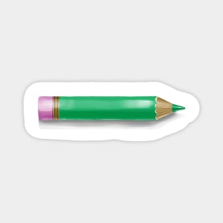 Green Pencil Magnet