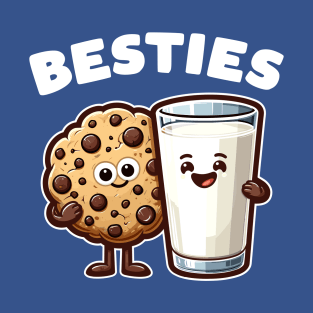 Besties Cookie & Milk T-Shirt