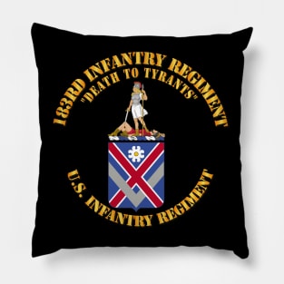 183rd Infantry Regiment  - COA Pillow