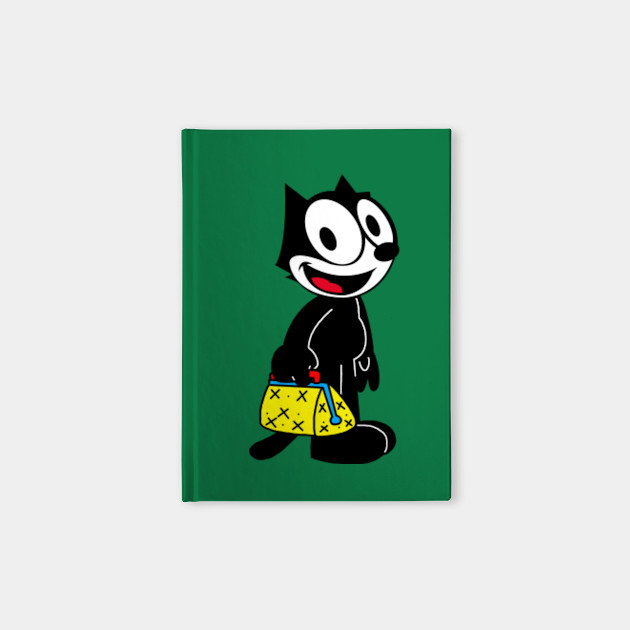 Felix The Cat His Magic Bag Felix The Cat Notebook Teepublic