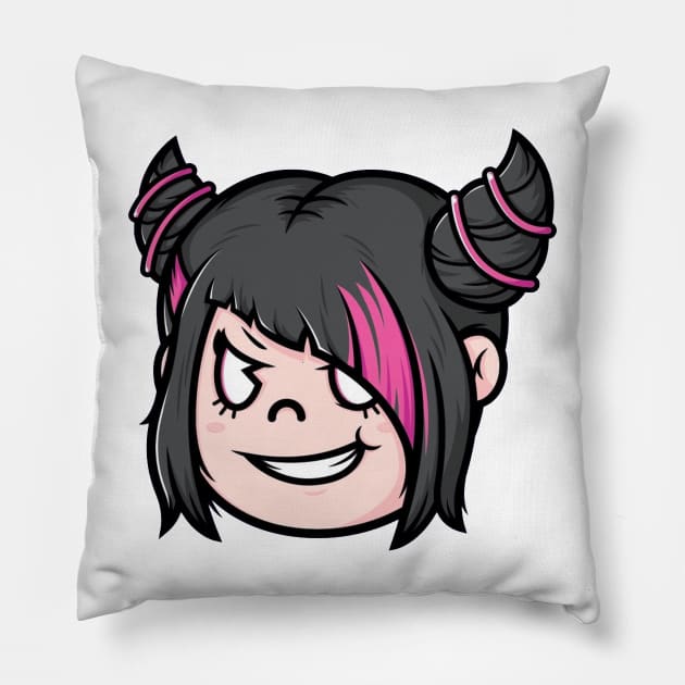juri Pillow by a cat cooking