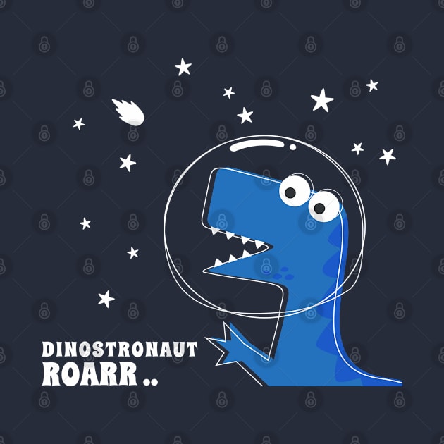 Cute Astronaut dinosaur. by KIDS APPAREL