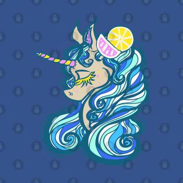 Summer Fun Unicorn by Jan Grackle