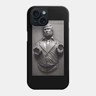 Trump In Carbon Freeze Phone Case