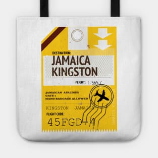 Jamaica Kingston travel ticket, Tote