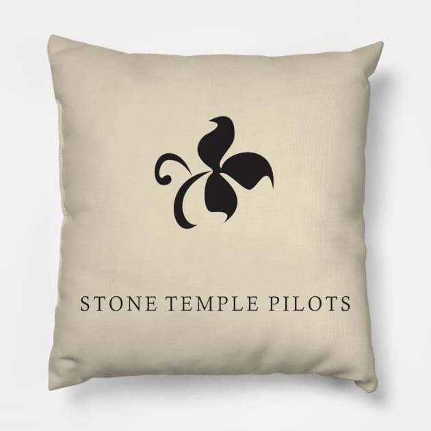 The Temple Pilots Pillow by The Red Bearded Realtor