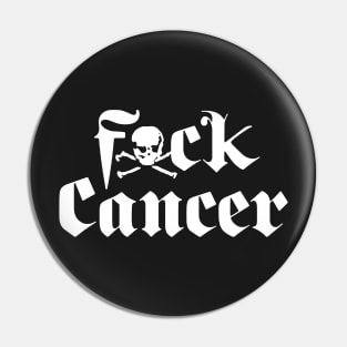 F*ck Cancer Merch F*ck Cancer Logo Pin