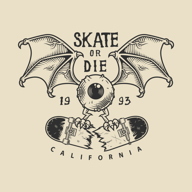 Skate or Die California 1993 by Weird Banana