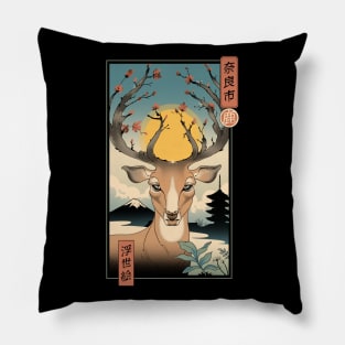 Spring in Nara Pillow