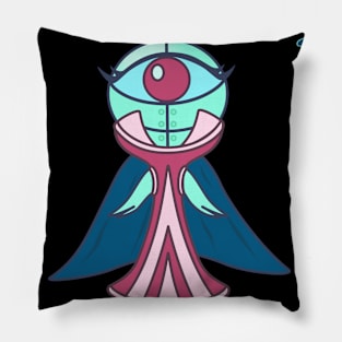 Ms. AI (Artificial Intelligence) - Black Background Pillow