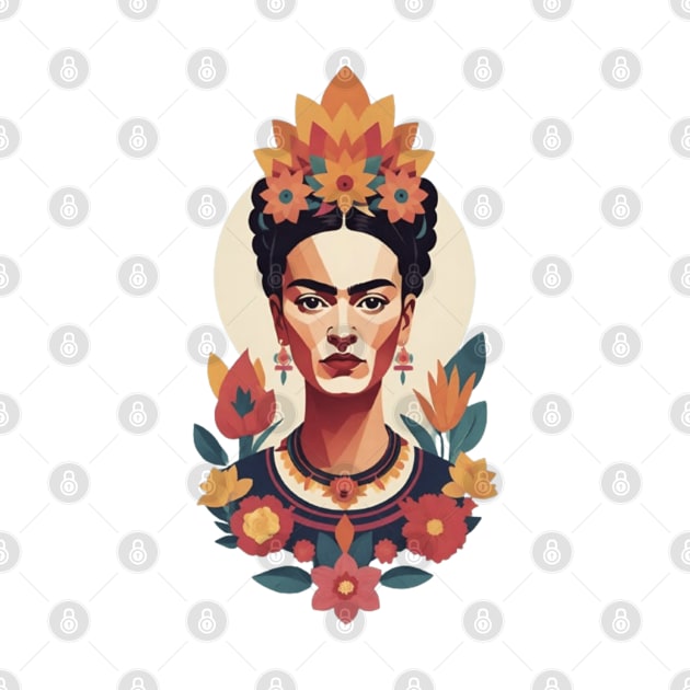 Frida's Spectrum: Colorful Illustration by FridaBubble