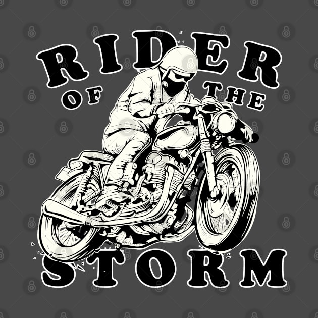 Rider of the storm ( Cafe Racer Edit ) by Wulfland Arts