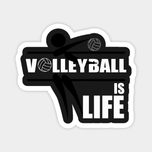 Volleyball Gifts, Life is Volleyball Magnet