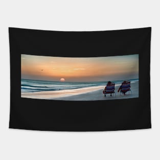 Sunset on Holmes Beach Tapestry