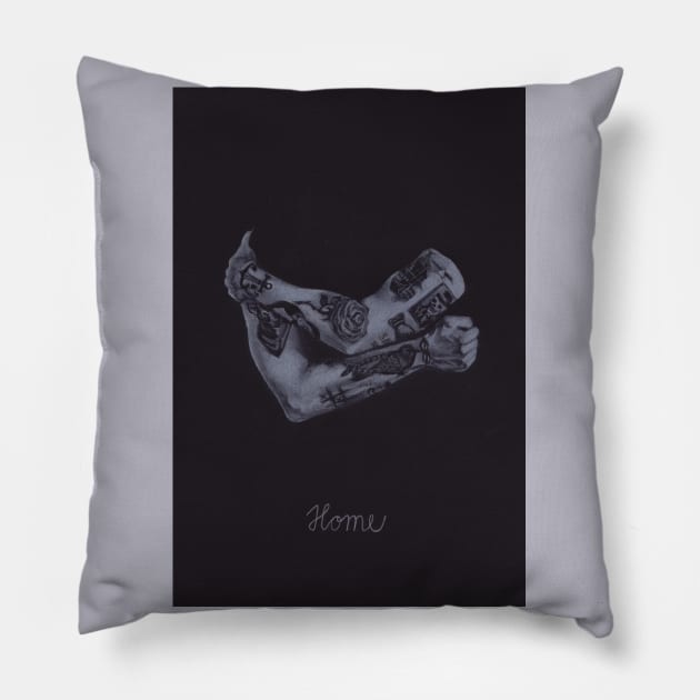 Home (Larry Stylinson) Pillow by Jeneva_99