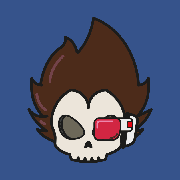 kawaii vegeta skull by APDesign