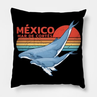 México Sea of Cortez Humpback Whale Pillow