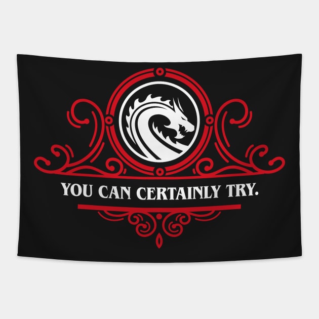 Narrator Master Quote You Can Certainly Try Tapestry by pixeptional