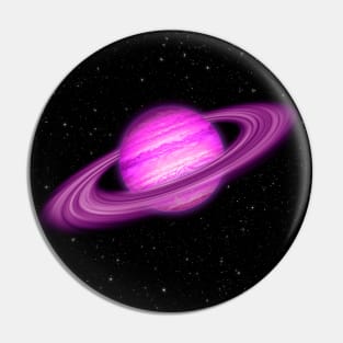 Pink Jupiter Planet Pin