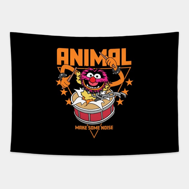 Muppets Animal Band Tapestry by Cika Ciki