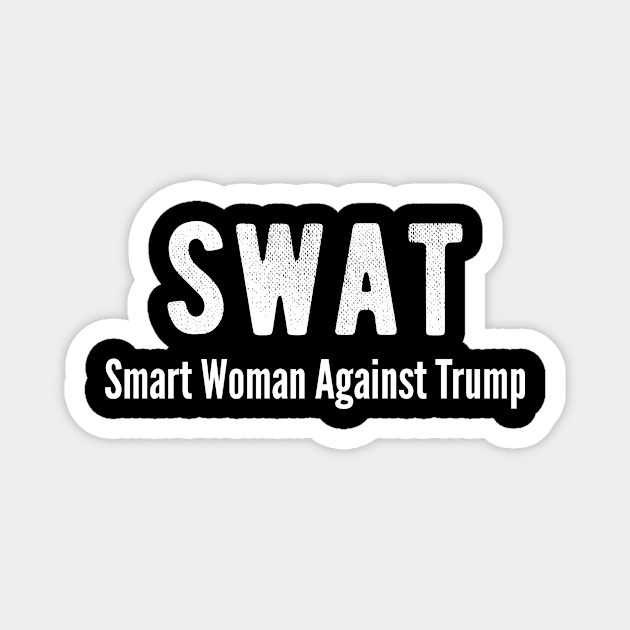 smart woman against trump Magnet by hananeshopping