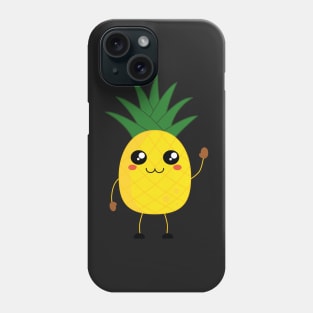 kawaii pineapple hi Phone Case