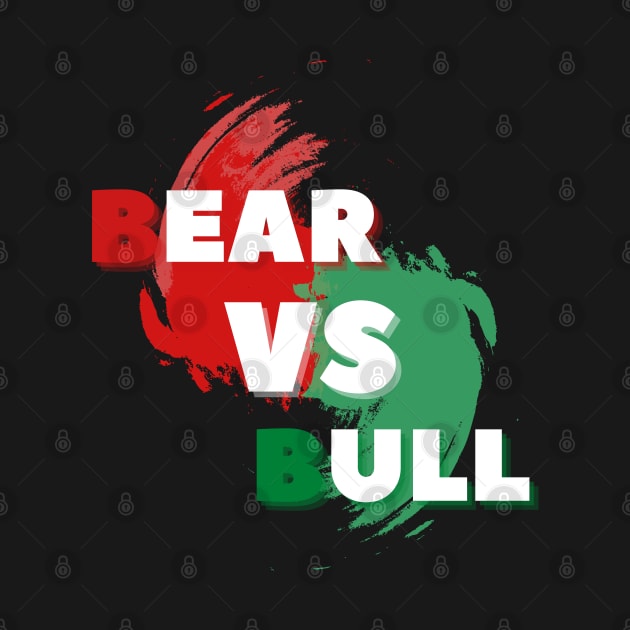 Bear vs Bull by Teebee