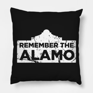 Distressed 1836 Texas Alamo Pillow