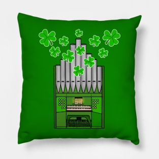 St Patrick's Day 2022 Church Organ Organist Funny Pillow