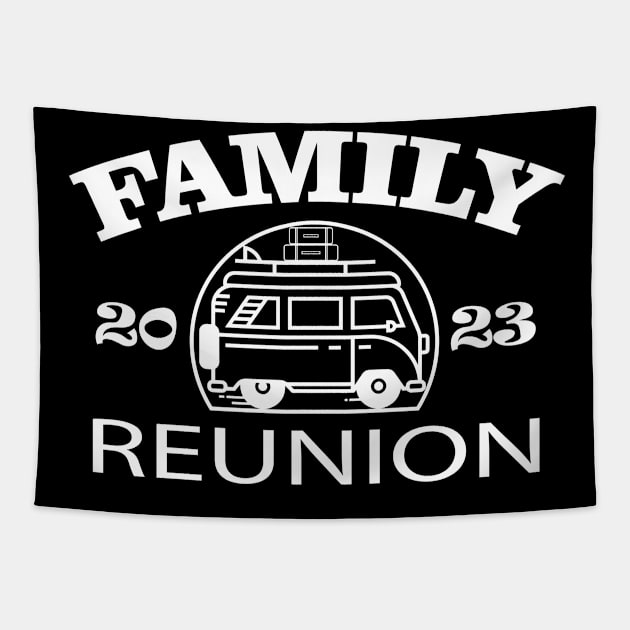 Family Reunion Light White Color Tapestry by ulunkz